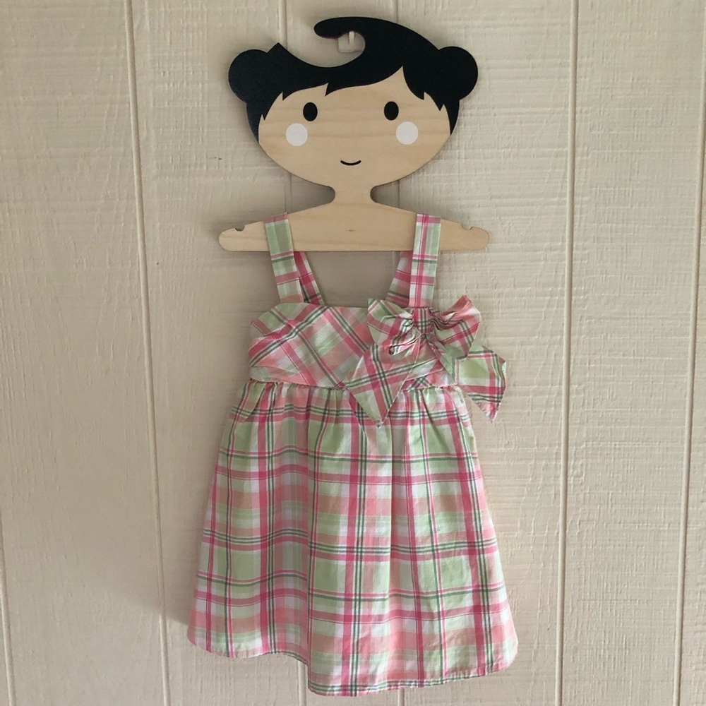 Janie and Jack plaid summer dress 6 to 12 months